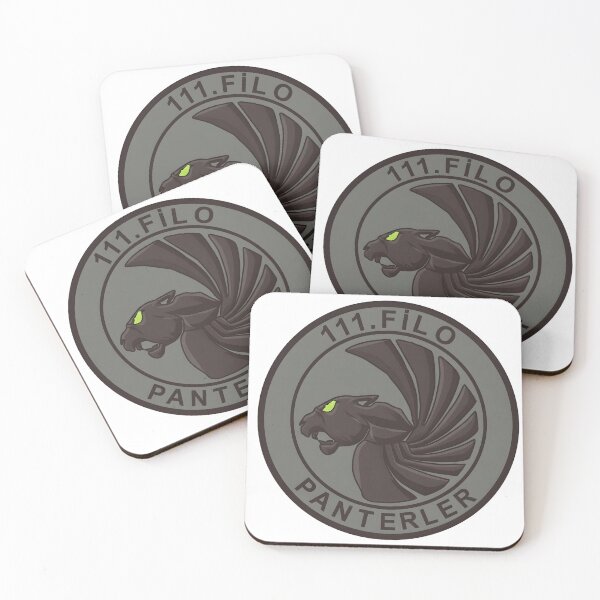 Item preview, Turkish Air Force 111th Fighter Squadron "Panterler" Subdued Patch designed and sold by CharlieDesings.