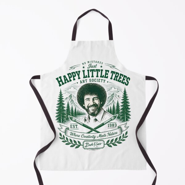 Item preview, Bob Ross Happy Little Trees Art Society Vintage Outdoor Badge designed and sold by karamram.