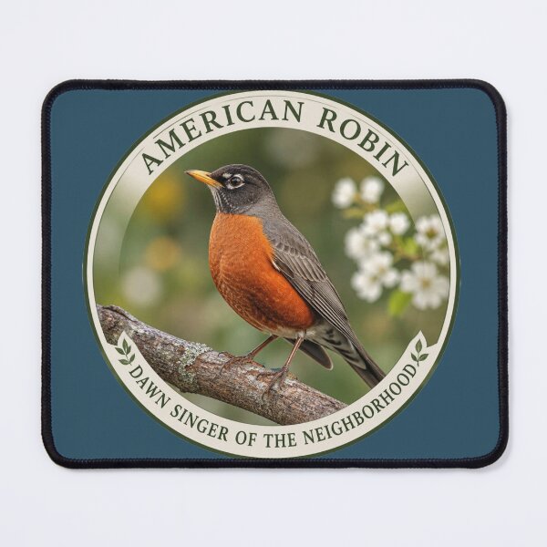 Item preview, American Robin – North American Songbird Photography for Nature Lovers & Birdwatchers designed and sold by The Digital Compass.