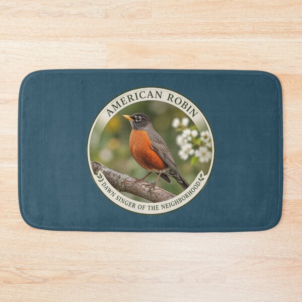 Item preview, American Robin – North American Songbird Photography for Nature Lovers & Birdwatchers designed and sold by The Digital Compass.