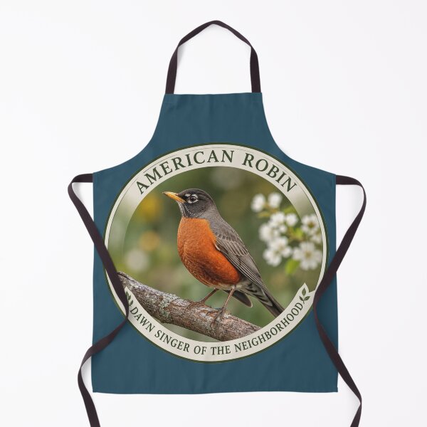 Item preview, American Robin – North American Songbird Photography for Nature Lovers & Birdwatchers designed and sold by The Digital Compass.