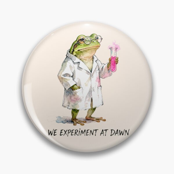 Item preview, We Experiment At Dawn Frog Science Teacher Back to School  designed and sold by Colorfulman.
