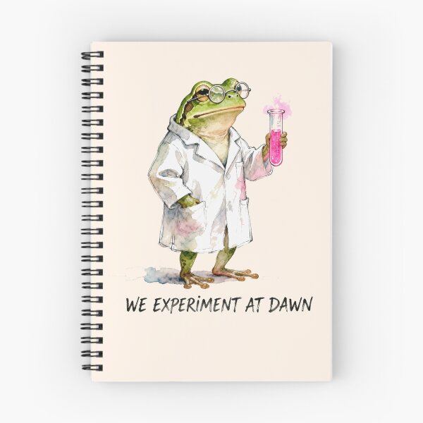 Item preview, We Experiment At Dawn Frog Science Teacher Back to School  designed and sold by Colorfulman.