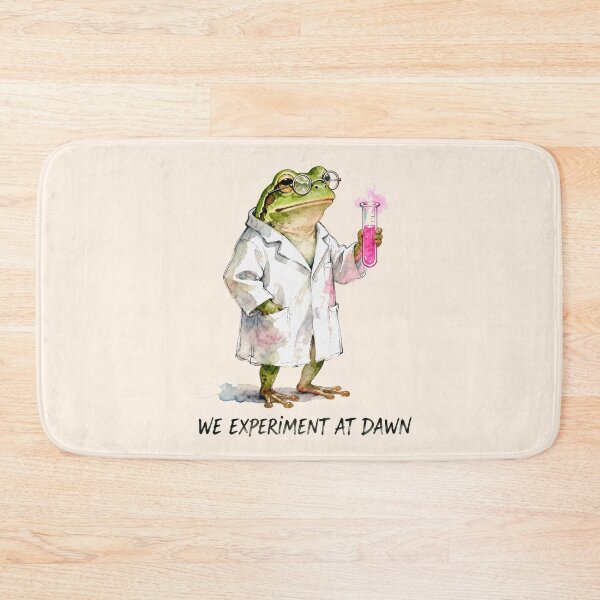 Item preview, We Experiment At Dawn Frog Science Teacher Back to School  designed and sold by Colorfulman.