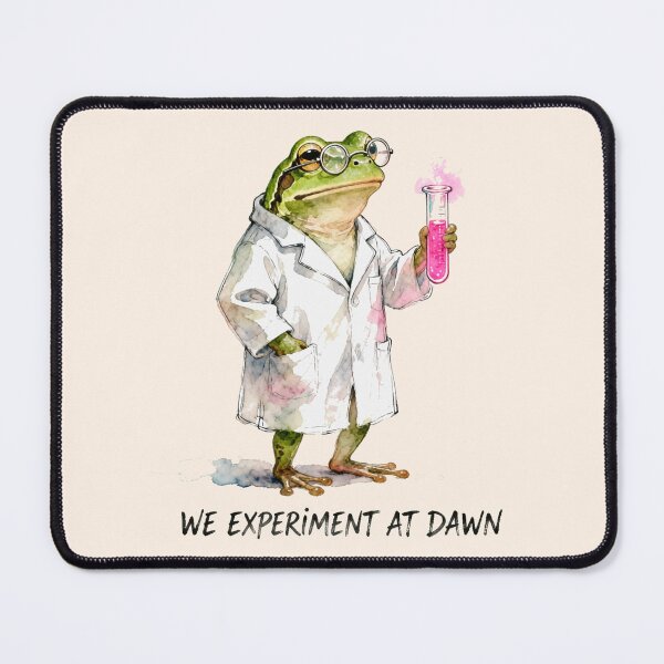 Item preview, We Experiment At Dawn Frog Science Teacher Back to School designed and sold by Colorfulman.