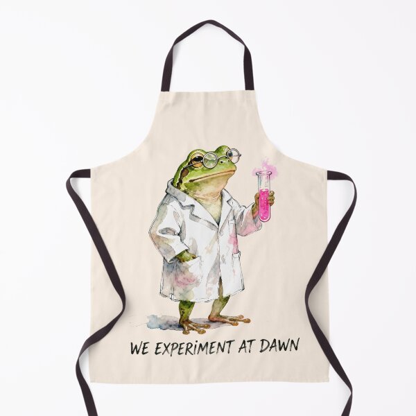 Item preview, We Experiment At Dawn Frog Science Teacher Back to School designed and sold by Colorfulman.