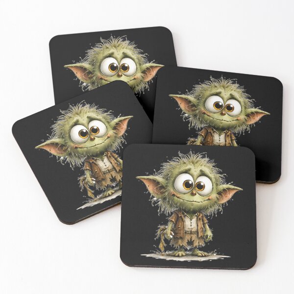 Item preview, Cute Green Goblin Character designed and sold by Teeny Quities.