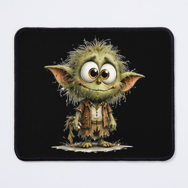 Item preview, Cute Green Goblin Character designed and sold by Teeny Quities.