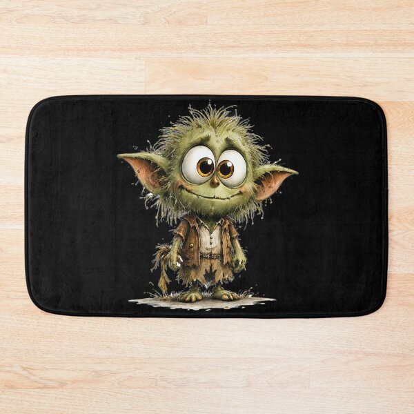 Item preview, Cute Green Goblin Character designed and sold by Teeny Quities.