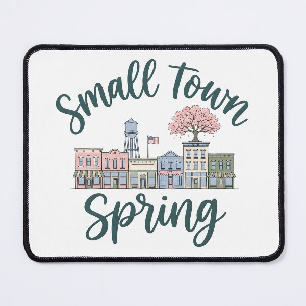 Item preview, Small Town Spring T-Shirt | Cute Small Town Springtime Graphic Tee designed and sold by StickerNestYou.