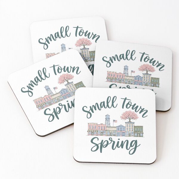Item preview, Small Town Spring T-Shirt | Cute Small Town Springtime Graphic Tee designed and sold by StickerNestYou.