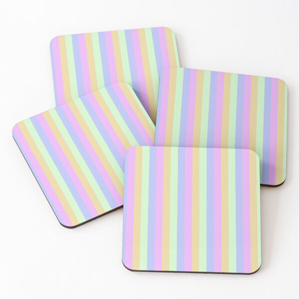 Item preview, Pastel Striped Seamless Pattern | Pink Blue Green Yellow Lines | Minimal Digital Paper designed and sold by BigDigital.