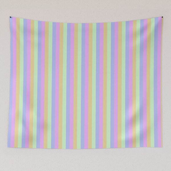 Item preview, Pastel Striped Seamless Pattern | Pink Blue Green Yellow Lines | Minimal Digital Paper designed and sold by BigDigital.