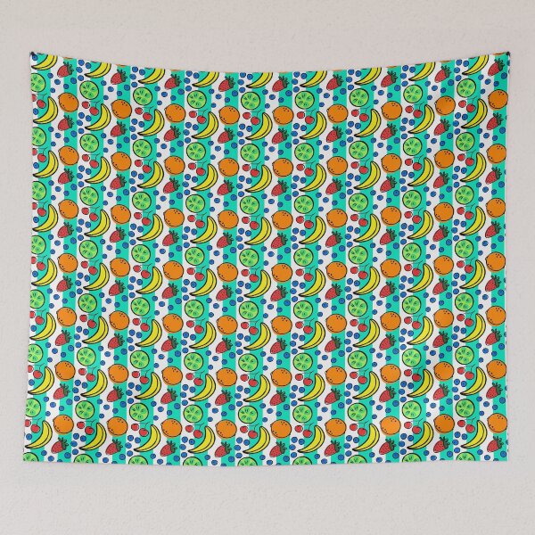 Item preview, Tropical Fruit Stripe Pop Pattern designed and sold by CI Creative Design LLC.