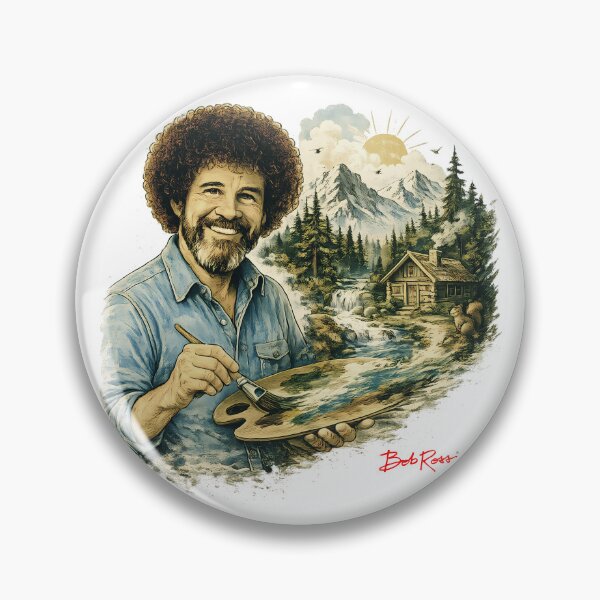 Item preview, Bob Ross Happy Little Trees Vintage Nature Comes to Life designed and sold by karamram.