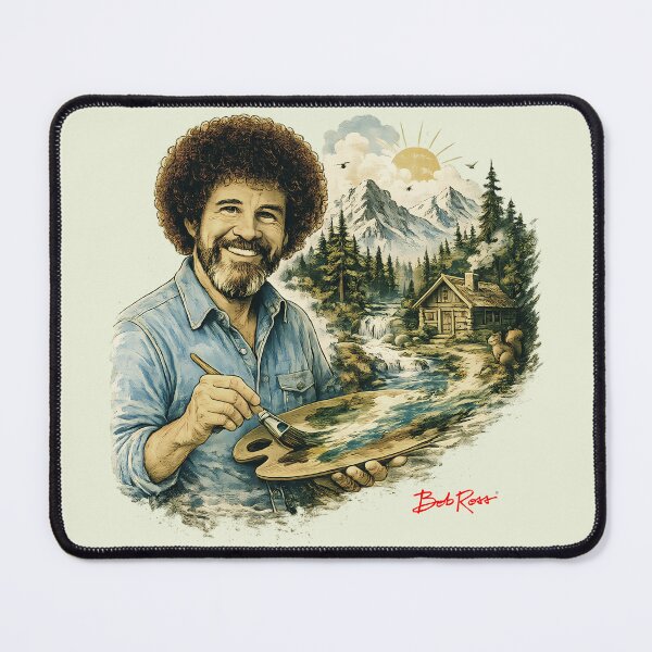 Item preview, Bob Ross Happy Little Trees Vintage Nature Comes to Life designed and sold by karamram.