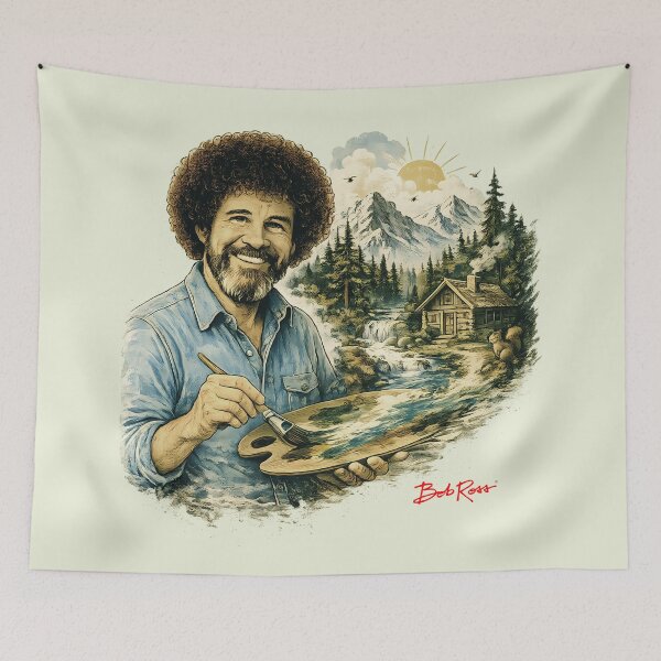 Item preview, Bob Ross Happy Little Trees Vintage Nature Comes to Life designed and sold by karamram.