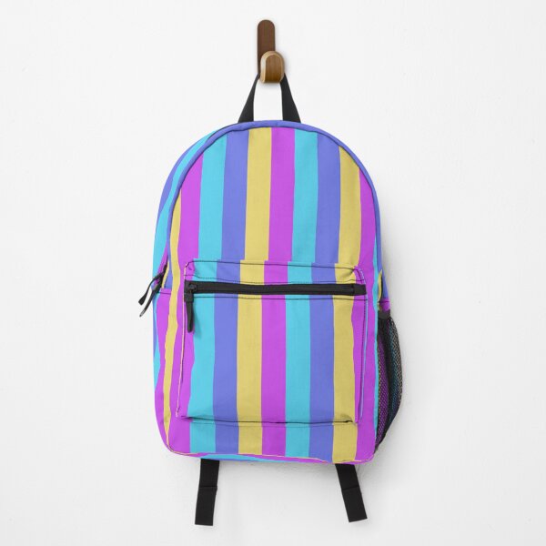 Item preview, Vibrant Blue Yellow Pink Striped Seamless Pattern | Colorful Modern Lines designed and sold by BigDigital.