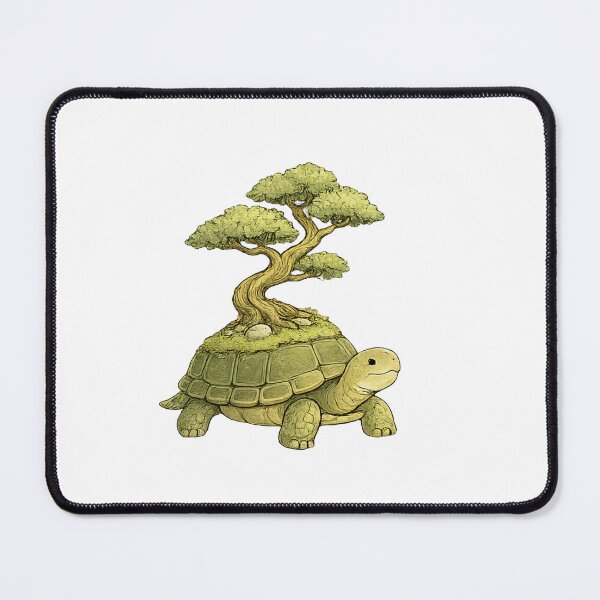 Item preview, Bonsai Turtle | Zen Tortoise Nature Illustration | Whimsical Minimalist Art designed and sold by Velnox.co.