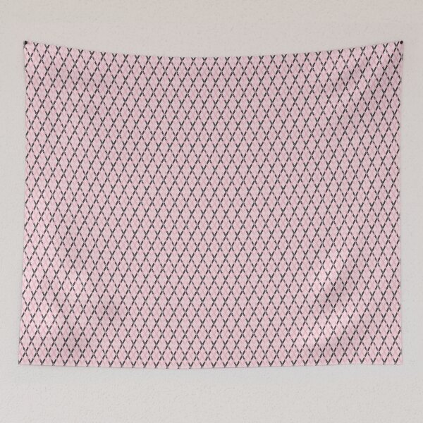 Item preview, Pink and Black Diamond Halloween Pattern  designed and sold by LouieVanille.