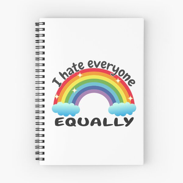 Item preview, I hate everyone (Equally) designed and sold by Vinji-art.