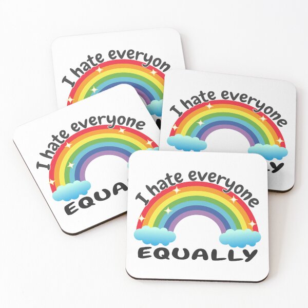 Item preview, I hate everyone (Equally) designed and sold by Vinji-art.