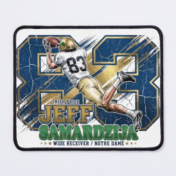 Item preview, Jeff Samardzija Retro 90s Vintage Bootleg Style Football designed and sold by Thogan0416.