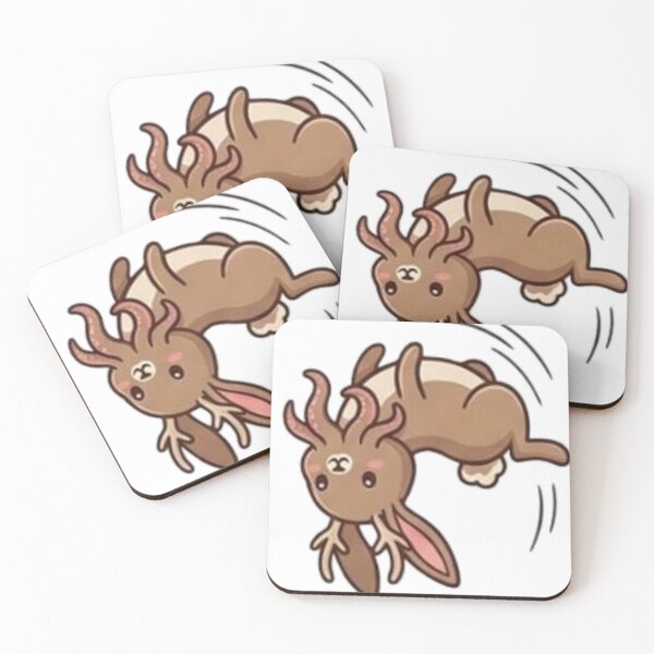 Item preview, Tentacle Rabbit Jackalope Acrobatic Backflip designed and sold by moTshiTshi.