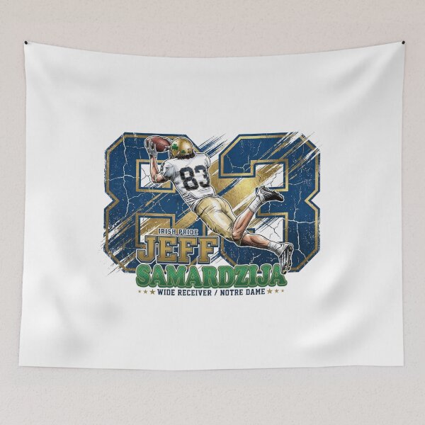 Item preview, Jeff Samardzija Retro 90s Vintage Bootleg Style Football designed and sold by Thogan0416.