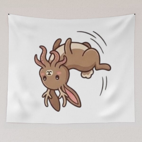 Item preview, Tentacle Rabbit Jackalope Acrobatic Backflip designed and sold by moTshiTshi.