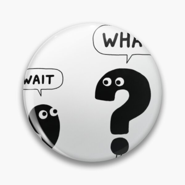 Item preview, WAIT... Something Big Is Coming | Funny Mystery Quote Design | Minimalist Question Mark Graphic Tee | Curiosity Aesthetic Artwork designed and sold by Charonde.