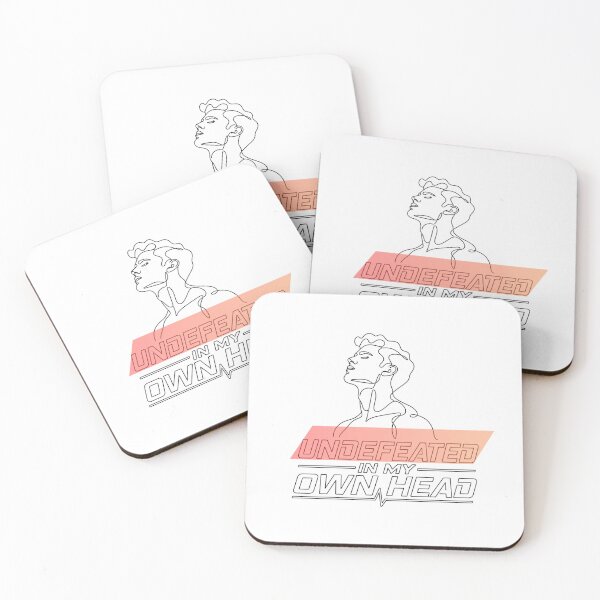 Item preview, Funny Confidence Quote - Undefeated In My Own Head designed and sold by RunningWhiskers.