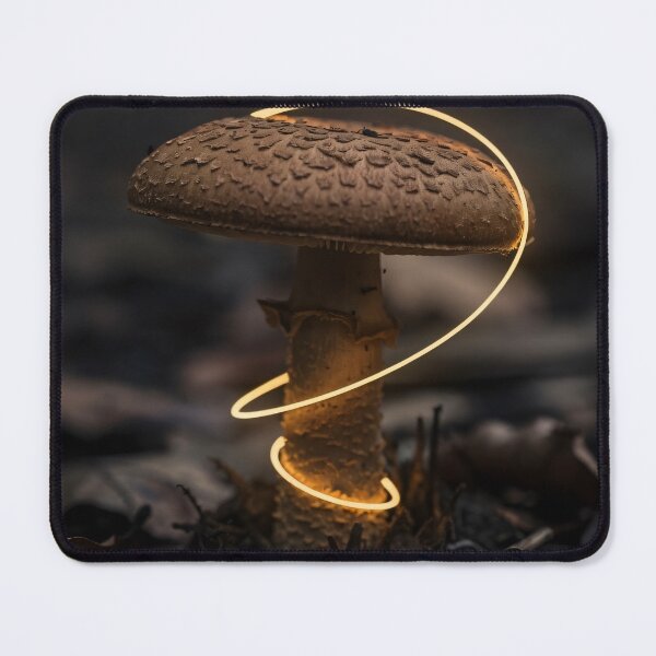 Item preview, Golden Ratio Mushroom Fibonacci Spiral Print designed and sold by Jozefin's Studio.