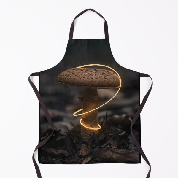 Item preview, Golden Ratio Mushroom Fibonacci Spiral Print designed and sold by Jozefin's Studio.