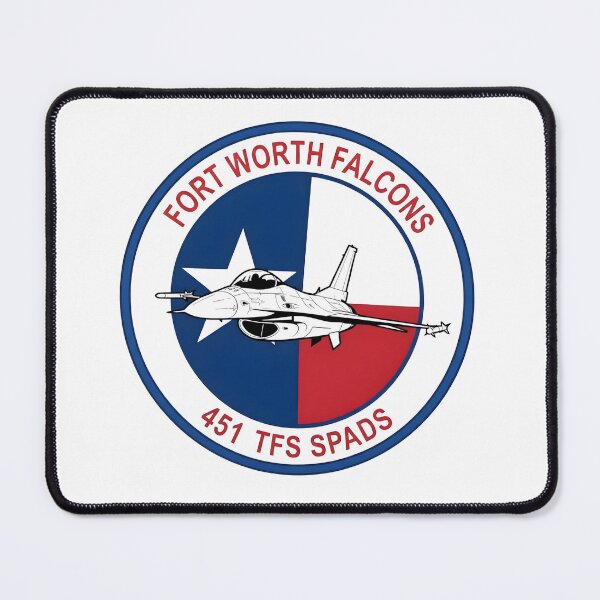 Item preview, USAF 451 TFS SPADS Fort Worth Falcons F-16 Fighting Falcon Patch designed and sold by CharlieDesings.