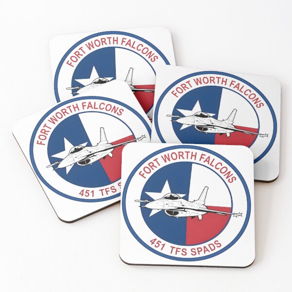 Item preview, USAF 451 TFS SPADS Fort Worth Falcons F-16 Fighting Falcon Patch designed and sold by CharlieDesings.