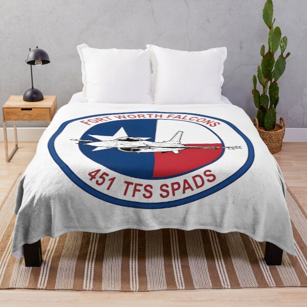 Item preview, USAF 451 TFS SPADS Fort Worth Falcons F-16 Fighting Falcon Patch designed and sold by CharlieDesings.
