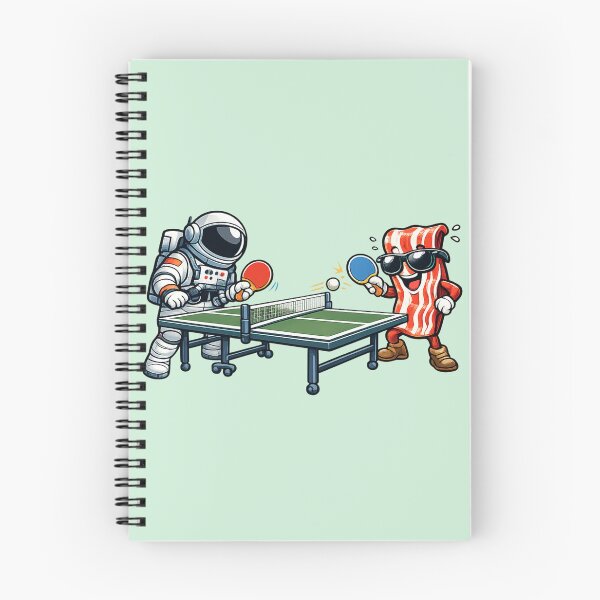 Item preview, Astronaut Bacon Ping Pong designed and sold by BROHLine Studio.