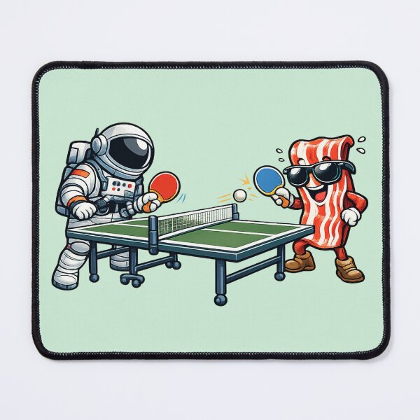 Item preview, Astronaut Bacon Ping Pong designed and sold by BROHLine Studio.
