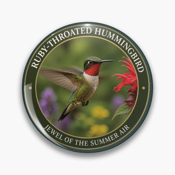 Item preview, Ruby‑throated Hummingbird – North American Wildlife Photography for Bird Lovers designed and sold by The Digital Compass.