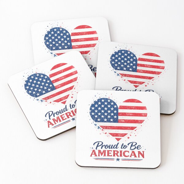 Item preview, USA Flag Heart designed and sold by DreamPrint Collective.