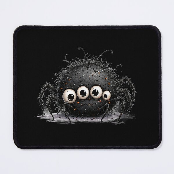 Item preview, Cute Four Eyed Fuzzy Spider designed and sold by Teeny Quities.