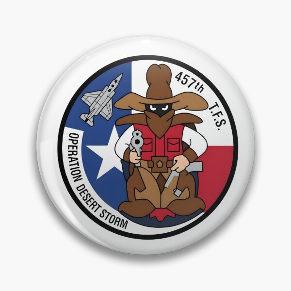 Item preview, USAF 457th TFS Operation Desert Storm F-4G Phantom Wild Weasel Patch designed and sold by CharlieDesings.