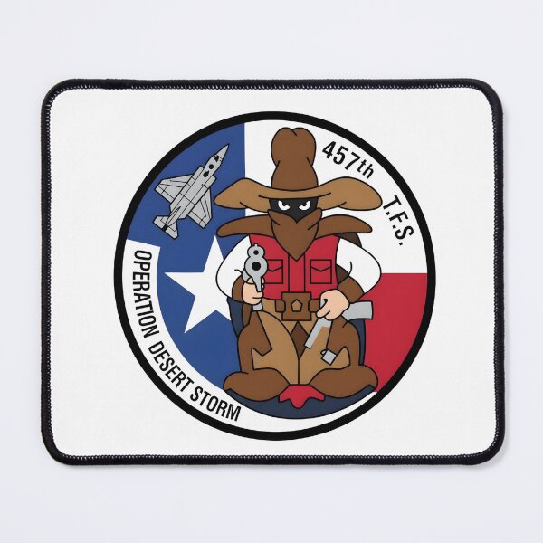Item preview, USAF 457th TFS Operation Desert Storm F-4G Phantom Wild Weasel Patch designed and sold by CharlieDesings.