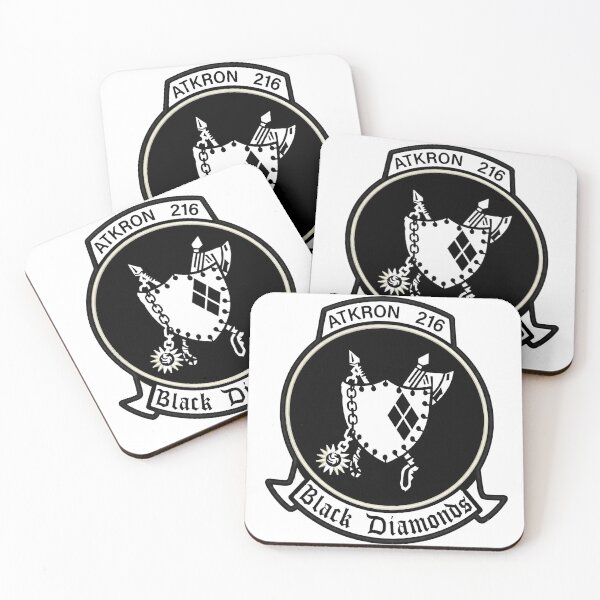 Item preview, US Navy VA-216 Black Diamonds ATKRON 216 Patch designed and sold by CharlieDesings.