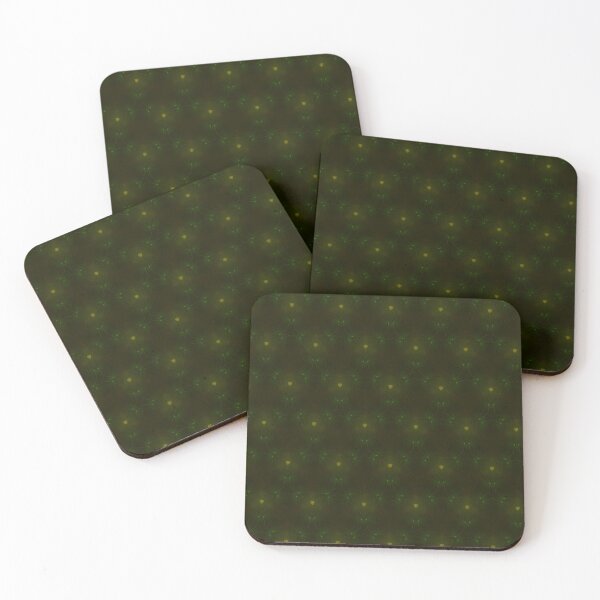 Item preview, Dark Green Hexagonal Geometric Pattern designed and sold by IntelliMindDesigns.