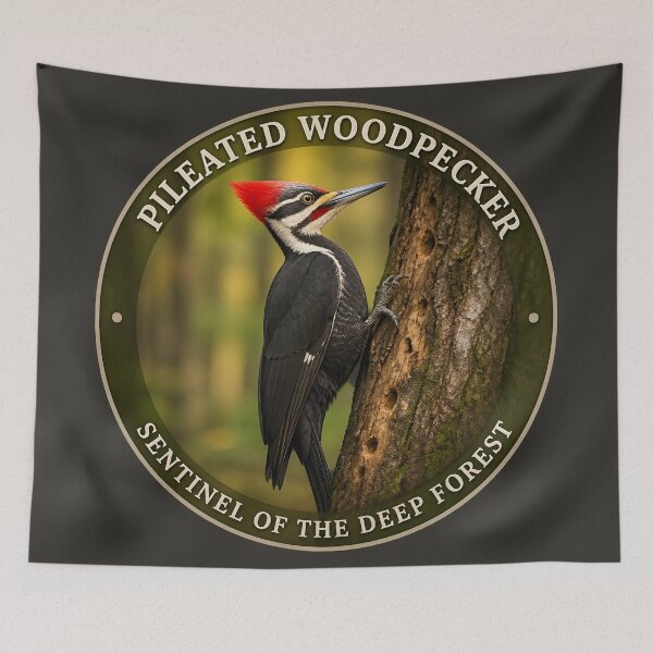 Item preview, Pileated Woodpecker – North American Forest Giant designed and sold by The Digital Compass.