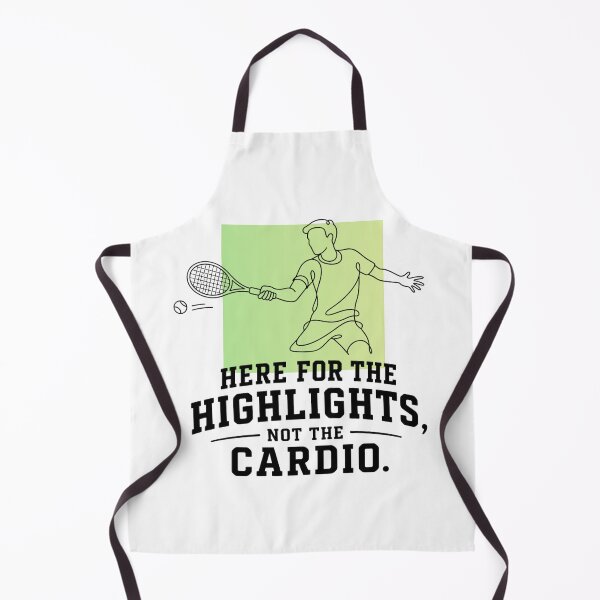 Item preview, Witty Sports Tee - Here For The Highlights Not The Cardio designed and sold by RunningWhiskers.