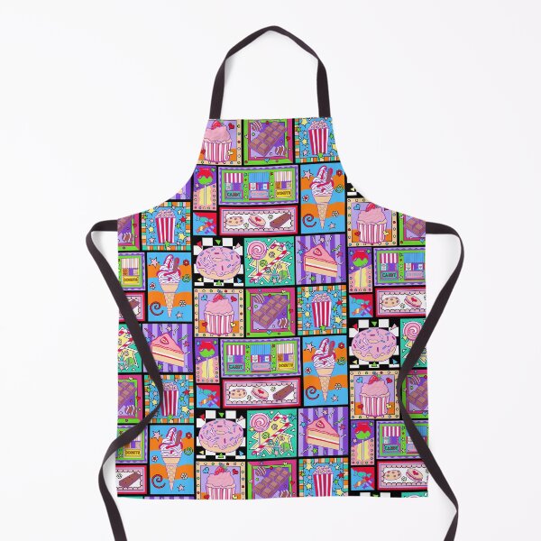 Item preview, Cute Nostalgic Sweet Treats Patchwork Montage designed and sold by kitschandkawaii.