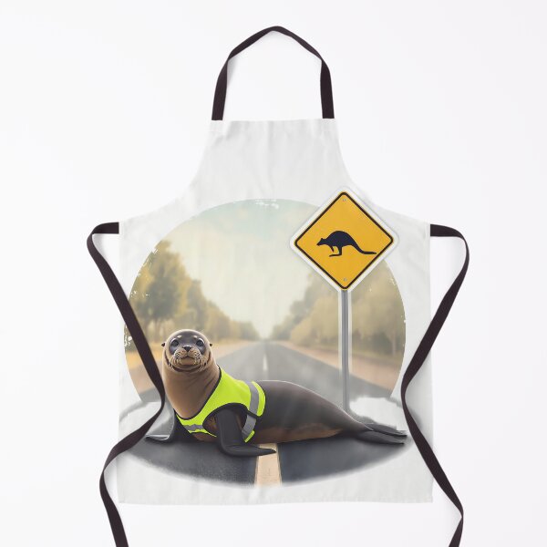 Item preview, Safety Seal - Kangaroo Crossing Australia Humor designed and sold by Swizzy2vore.